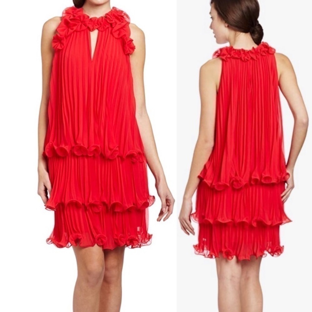 Bcbgmaxazria Arabella Pleated Cocktail Dress, size XS